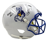 Robert O'Neill Signed Navy Midshipmen Full Size Authentic Helmet Never Quit PSA - Sports Integrity