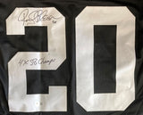 Rocky Bleier Pittsburgh Signed Black Football Jersey 4X SB Champs BAS ITP - Sports Integrity