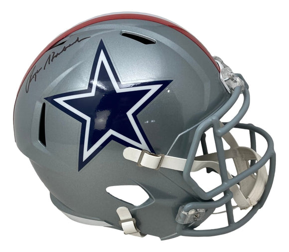 Roger Staubach Signed Dallas Cowboys Full Size 1976 Replica Speed Helmet BAS - Sports Integrity