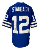 Roger Staubach Signed Dallas Cowboys Mitchell & Ness NFL Legacy Jersey BAS ITP - Sports Integrity