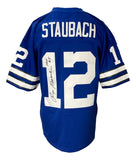 Roger Staubach Signed Cowboys Mitchell & Ness NFL Legacy Jersey HOF 85 BAS ITP - Sports Integrity