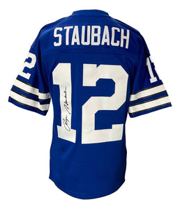 Roger Staubach Signed Dallas Cowboys Mitchell & Ness NFL Legacy M Jersey BAS ITP - Sports Integrity