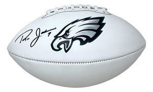 Ron Jaworski Signed Philadelphia Eagles Logo Football BAS - Sports Integrity