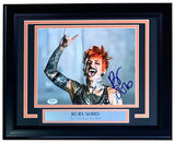 Ruby Soho Signed Framed 8x10 AEW Wrestling Photo PSA - Sports Integrity