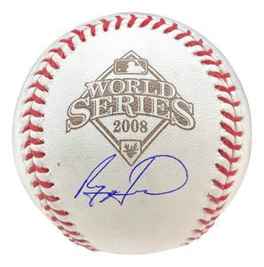 Ryan Howard Philadelphia Phillies Signed 2008 World Series Baseball BAS 2W313920 - Sports Integrity