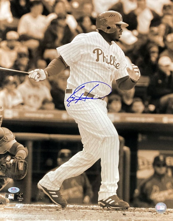 Ryan Howard Signed 16x20 Philadelphia Phillies Photo PSA ITP Hologram - Sports Integrity