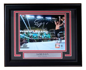 Sami Zayn Signed Framed 8x10 WWE Photo Fanatics