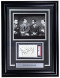 Sammy Davis Jr Signed Framed Slabbed Rat Pack Cut Signature PSA/DNA 85076493 - Sports Integrity