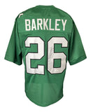 Saquon Barkley Philadelphia Signed Kelly Green Football Jersey JSA ITP - Sports Integrity