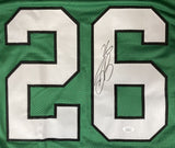 Saquon Barkley Philadelphia Signed Kelly Green Football Jersey JSA ITP - Sports Integrity