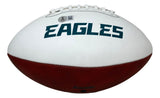 Saquon Barkley Signed Philadelphia Eagles Logo Football BAS ITP - Sports Integrity