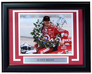 Scott Dixon Signed Framed 8x10 IndyCar Series Photo BAS - Sports Integrity