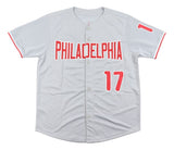 Scott Rolen Philadelphia Signed Gray Baseball Jersey BAS - Sports Integrity