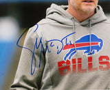 Sean McDermott Signed Framed 11x14 Buffalo Bills Photo BAS - Sports Integrity