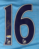 Sergio Aguero Signed Manchester City Umbro Soccer Jersey BAS - Sports Integrity