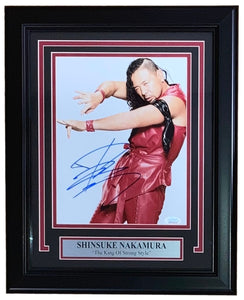 Shinsuke Nakamura Signed Framed 8x10 WWE Photo JSA - Sports Integrity