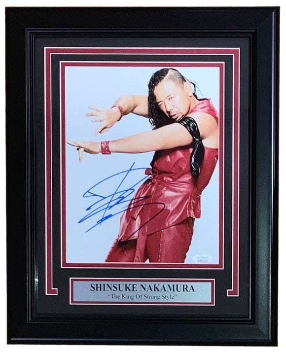 Shinsuke Nakamura Signed Framed 8x10 WWE Photo JSA - Sports Integrity