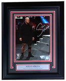 Solo Sikoa Signed Framed 8x10 WWE Debut Photo Fanatics - Sports Integrity