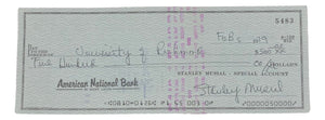 Stan Musial St. Louis Cardinals Signed Bank Check #5483 BAS - Sports Integrity