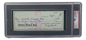 Stan Musial St. Louis Cardinals Signed Bank Check PSA/DNA 85025570 - Sports Integrity