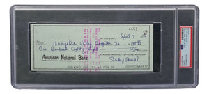 Stan Musial St. Louis Cardinals Signed Bank Check PSA/DNA 85025573 - Sports Integrity