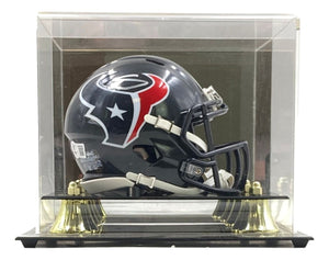 Stefon Diggs Signed Houston Texans Mini Speed Helmet BAS w/ Case - Sports Integrity