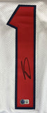 Stefon Diggs Houston Signed White Football Jersey BAS - Sports Integrity