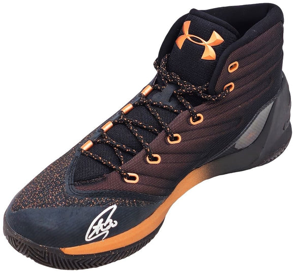 Stephen Curry Golden State Warriors Signed Under Armour Curry 3 Shoe JSA - Sports Integrity