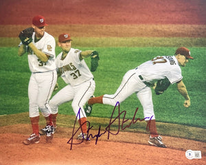 Stephen Straburg Signed 11x14 Washington Nationals Photo BAS - Sports Integrity