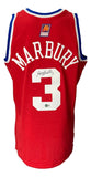 Stephon Marbury Signed Phoenix Suns 2003 M&N HWC All - Star Game Jersey BAS ITP - Sports Integrity