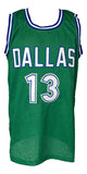 Steve Nash Dallas Signed Green Basketball Jersey BAS ITP - Sports Integrity