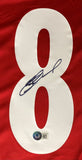 Steven Gerrard Liverpool Signed Red Soccer Jersey BAS - Sports Integrity