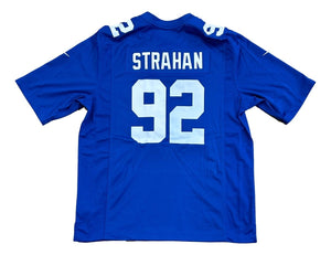 Michael Strahan New York Giants Blue Nike Game Jersey - Sports Integrity