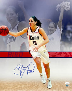 Sue Bird Signed 16x20 UConn Huskies Collage Photo JSA Steiner - Sports Integrity