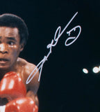 Sugar Ray Leonard Signed 16x20 Boxing Photo vs Thomas Hearns BAS ITP - Sports Integrity