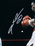 Sugar Ray Leonard Thomas Hearns Signed 16x20 Boxing Stance Photo BAS ITP - Sports Integrity