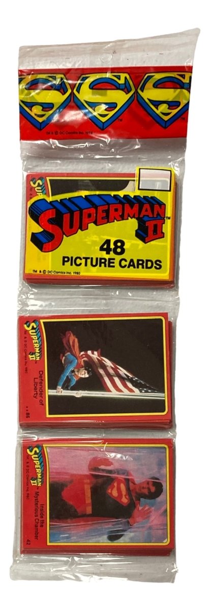 Superman II 1978 Topps Trading Card Rack Pack - Sports Integrity