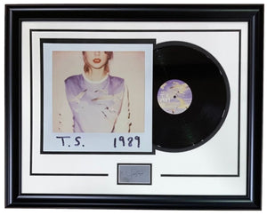 Taylor Swift Framed 1989 Vinyl Record w/ Laser Engraved Signature - Sports Integrity