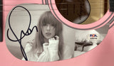 Taylor Swift Signed 41" Tortured Poets Department Pink Acoustic Guitar PSA Holo - Sports Integrity