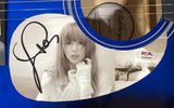 Taylor Swift Signed 41" Totured Poets Department Blue Acoustic Guitar PSA Holo - Sports Integrity