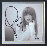 Taylor Swift Signed Framed RARE Heart Drawn Insert w/ 8x10 Smoke Photo PSA/DNA - Sports Integrity