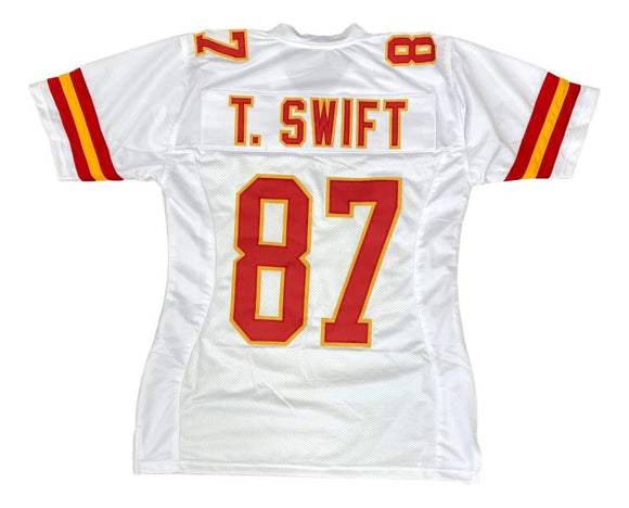 Taylor Swift Kansas City White Ladies Football Jersey Women's Size Medium - Sports Integrity