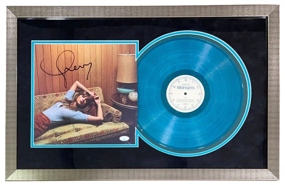 Taylor Swift Signed Framed Midnights Vinyl Album Insert JSA AM53354 - Sports Integrity