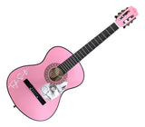 Taylor Swift Signed 38" Totured Poets Department Pink Acoustic Guitar PSA Holo - Sports Integrity