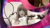 Taylor Swift Signed 41" Eras Pink Graphic Acoustic Guitar JSA - Sports Integrity