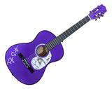 Taylor Swift Signed 38" Totured Poets Department Purple Acoustic Guitar PSA Holo - Sports Integrity