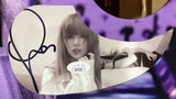 Taylor Swift Signed 41" Purple Eras Graphic Acoustic Guitar 2 JSA - Sports Integrity