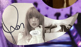 Taylor Swift Signed 41" Purple Eras Graphic Acoustic Guitar JSA - Sports Integrity