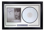 T Swift Signed Framed RARE Heart Insert w/ Tortured Poets Vinyl PSA/DNA - Sports Integrity