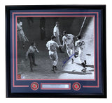 Ted Williams Signed Framed 20x24 Boston Red Sox Photo BAS LOA